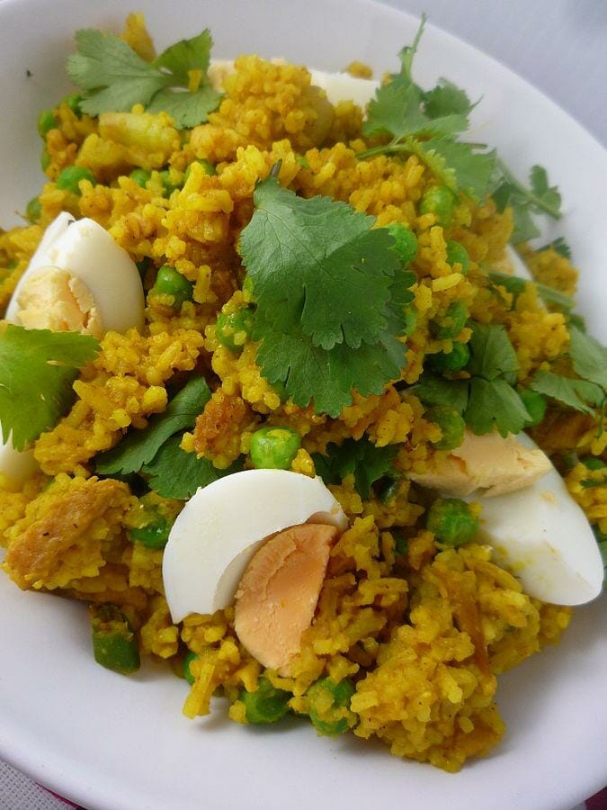 Kedgeree - foods that start with K