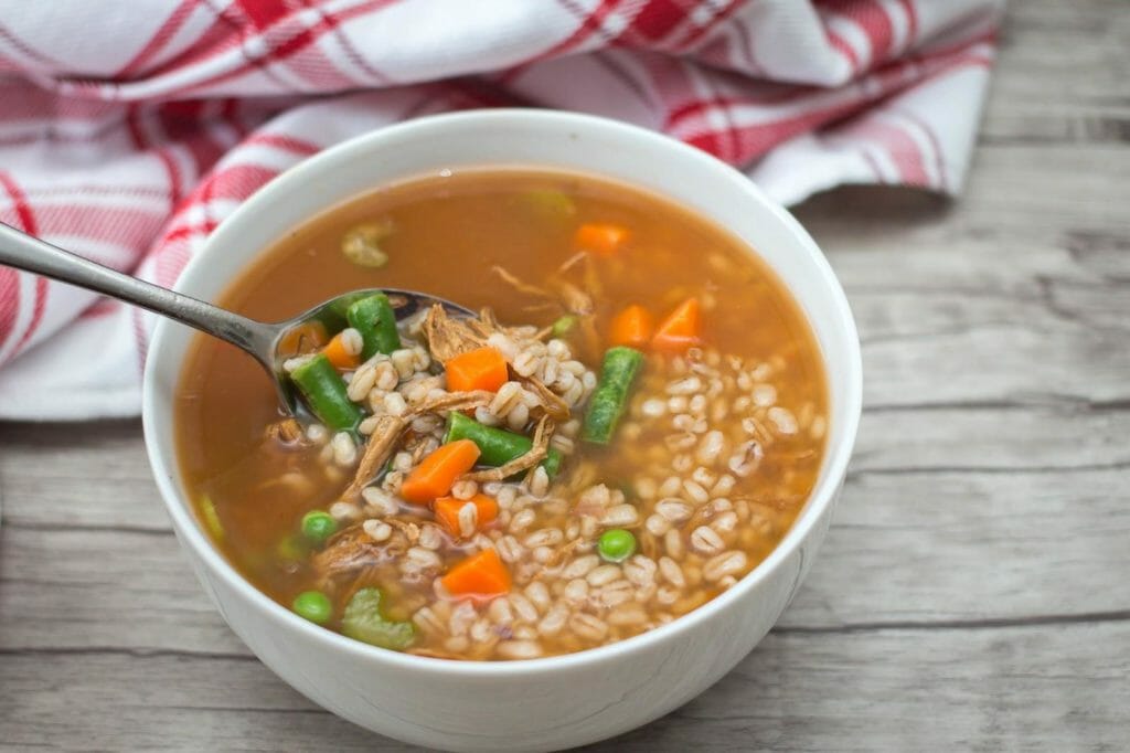 Barley soup - foods that start with B