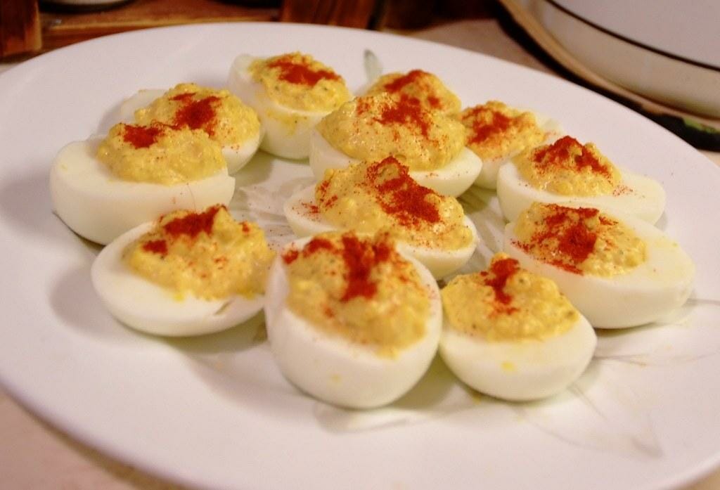 Deviled Eggs - foods that start with D