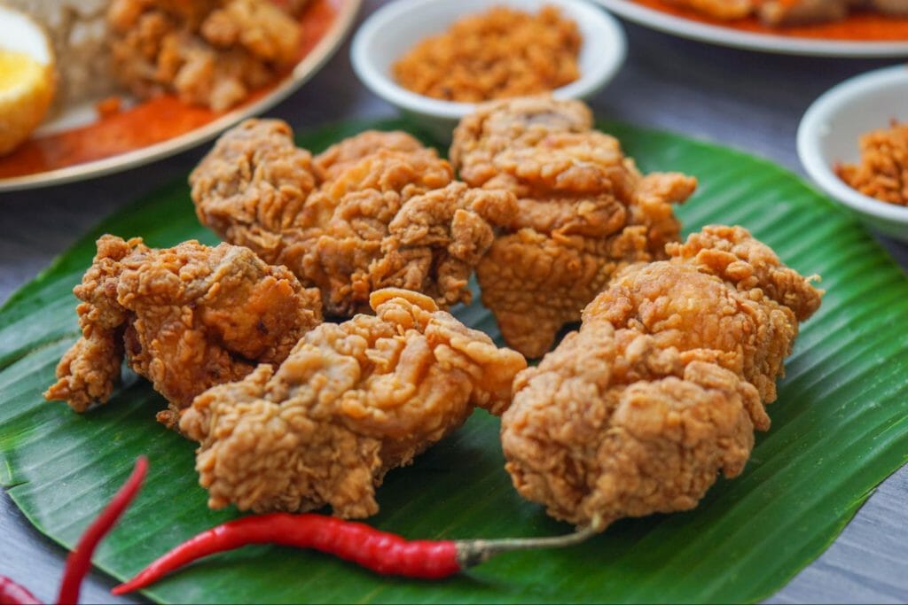 Fried chicken  - foods that start with F