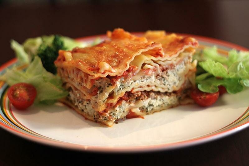Lasagna - foods that start with L
