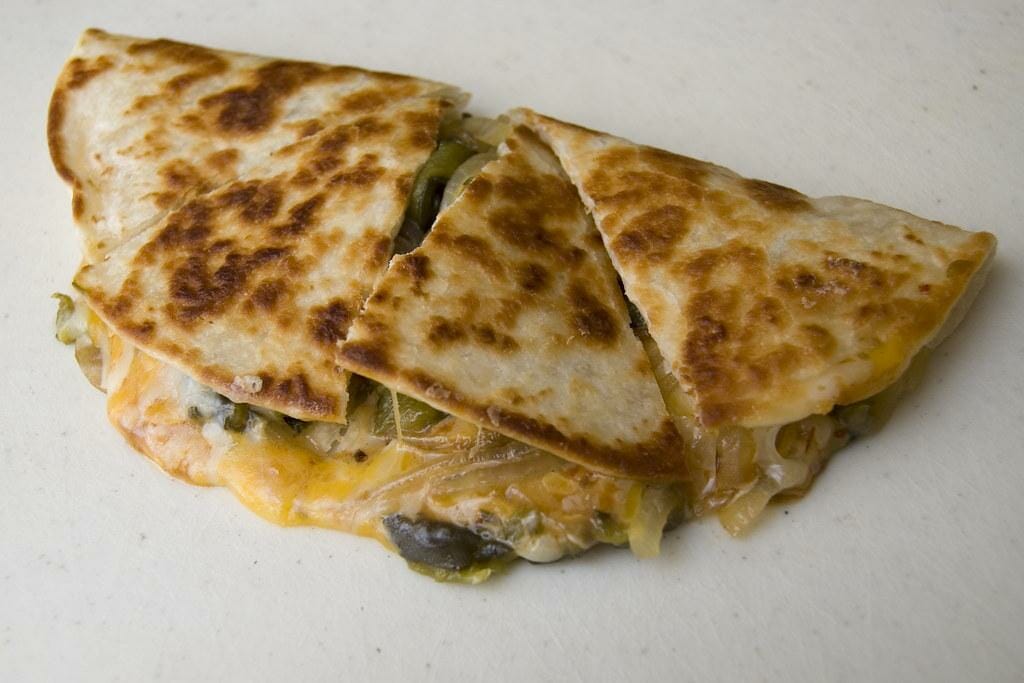 Quesadilla - foods that start with Q