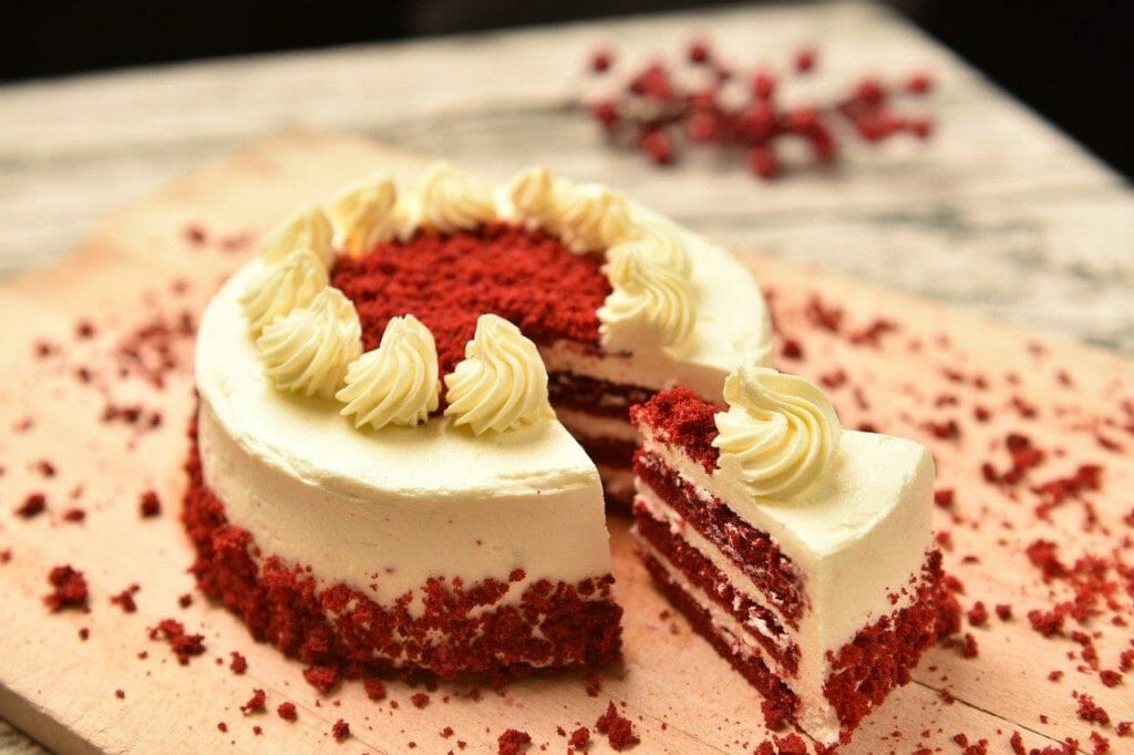 Velvet Cake - foods that start with V
