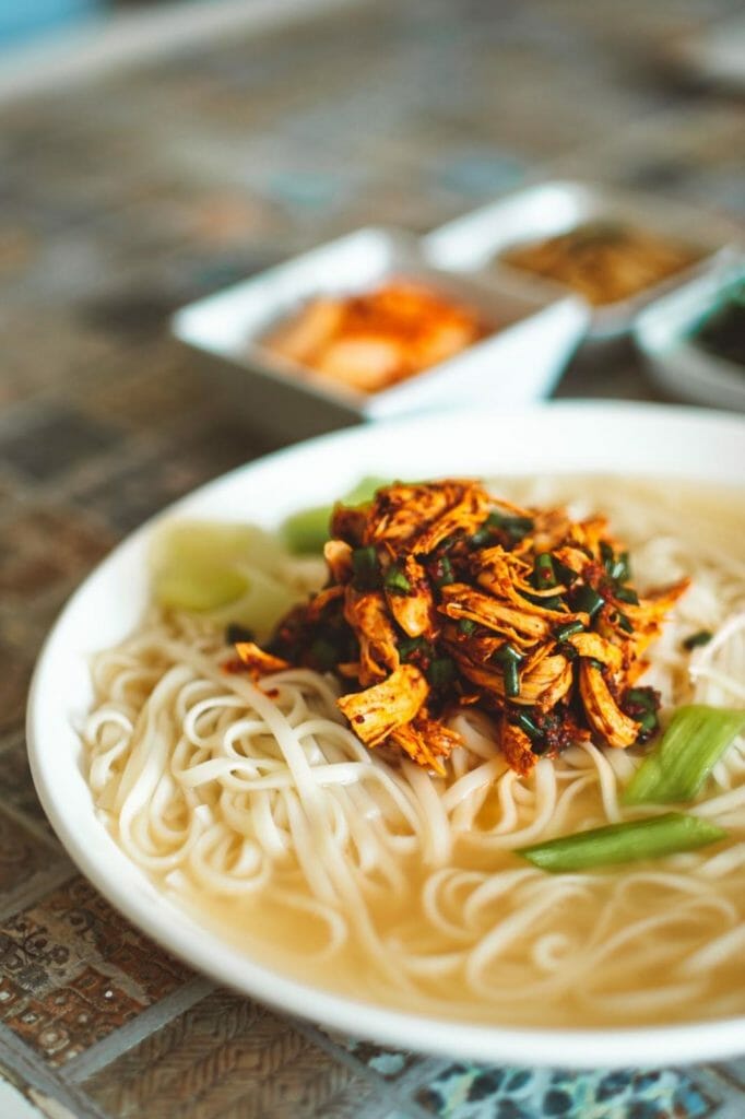 Rice noodles - foods that start with R