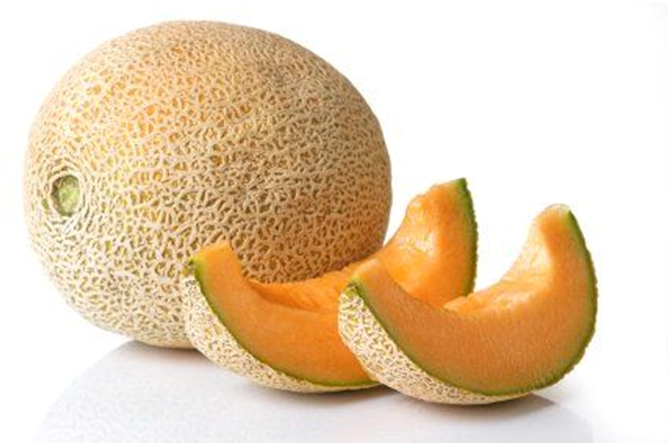 Fruits that start with C - Cantaloupe