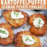 Kartoffelpuffer German Potato Pancakes