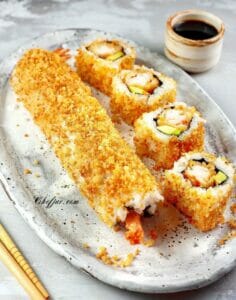 Crunchy Sushi Rice And California Rolls Recipe