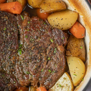 How Long To Cook Chuck Roast In The Oven At 350 In A Roasting Pan?