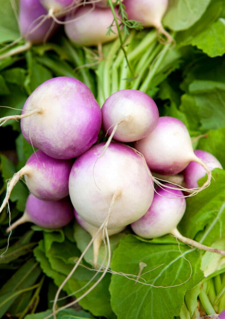 White Turnips as water chestnuts substitute