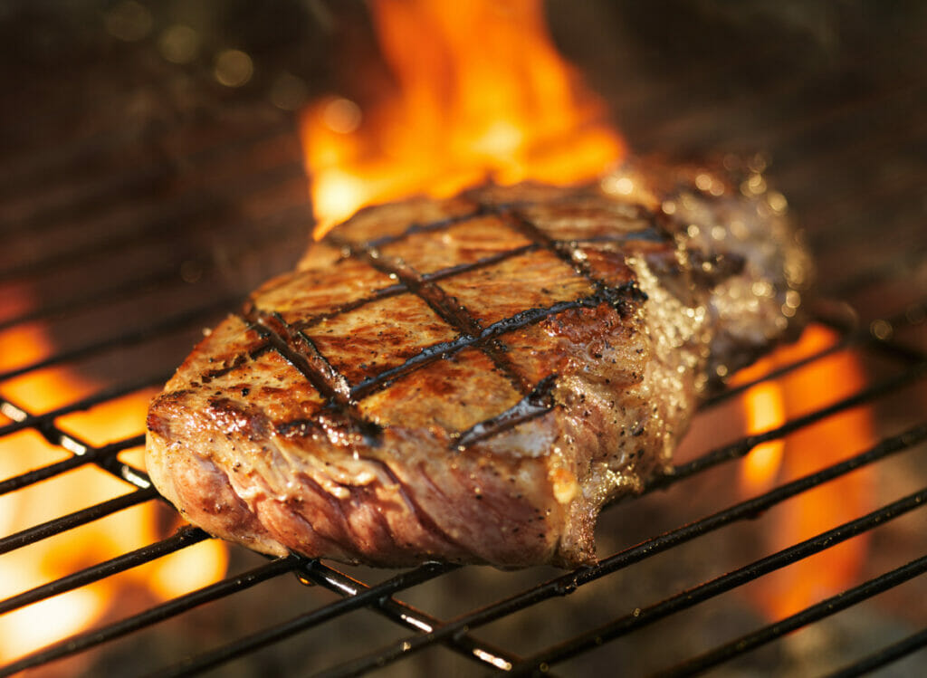 How To Cook Shell Steak By Barbecuing?